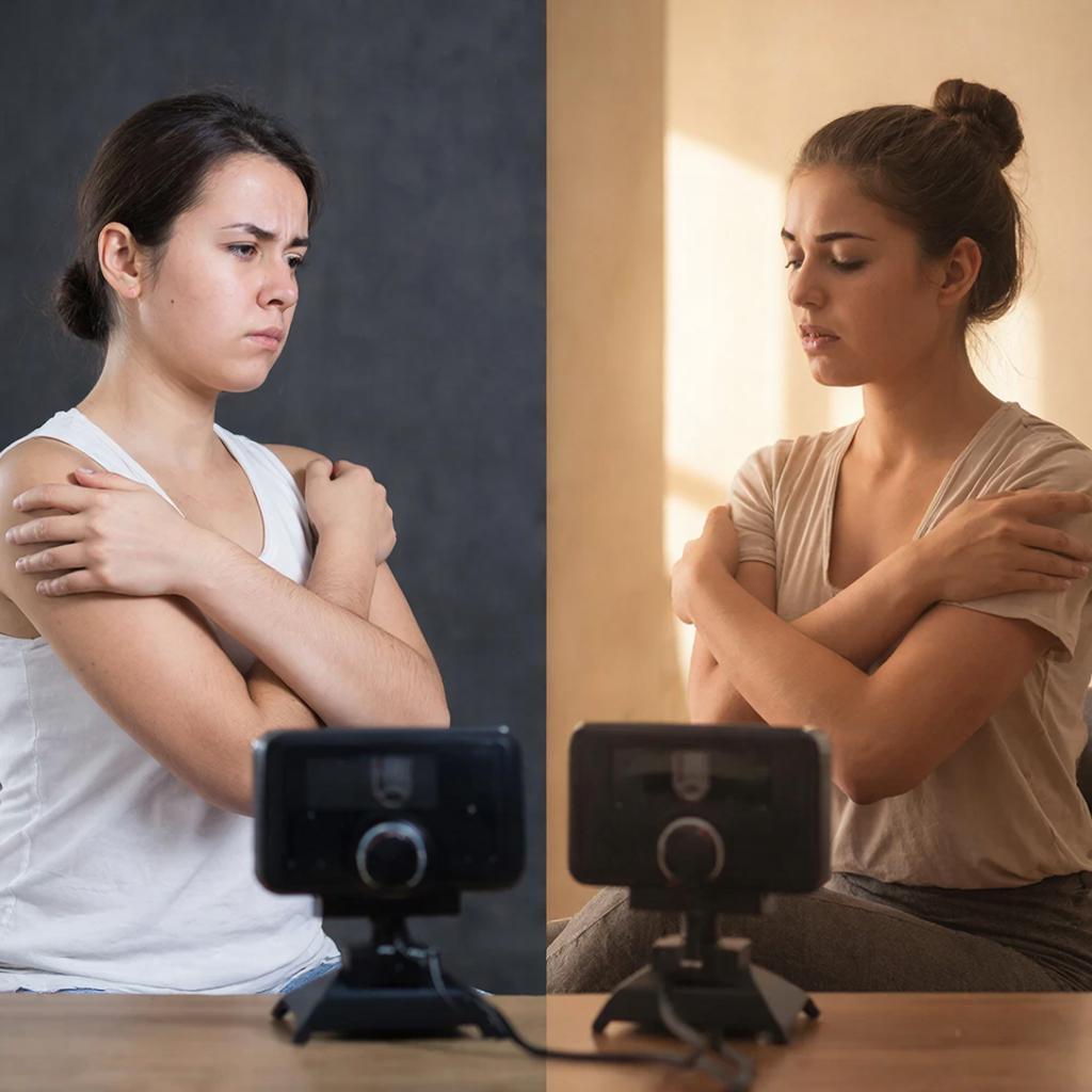 3 простых упражнения перед камерой