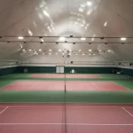 Теннисный корт с покрытием хард