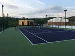 Спортивный клуб Теннисный корт с покрытием хард